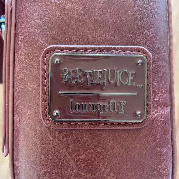 Loungefly Beetlejuice Handbook For The Recently Deceased Pin Trader Backpack - Picture 2 of 7